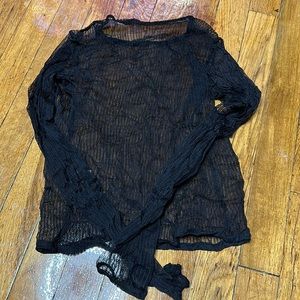 Brandy mesh top